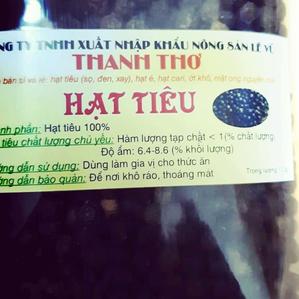 500g hạt tiêu đen loại đặc biệt