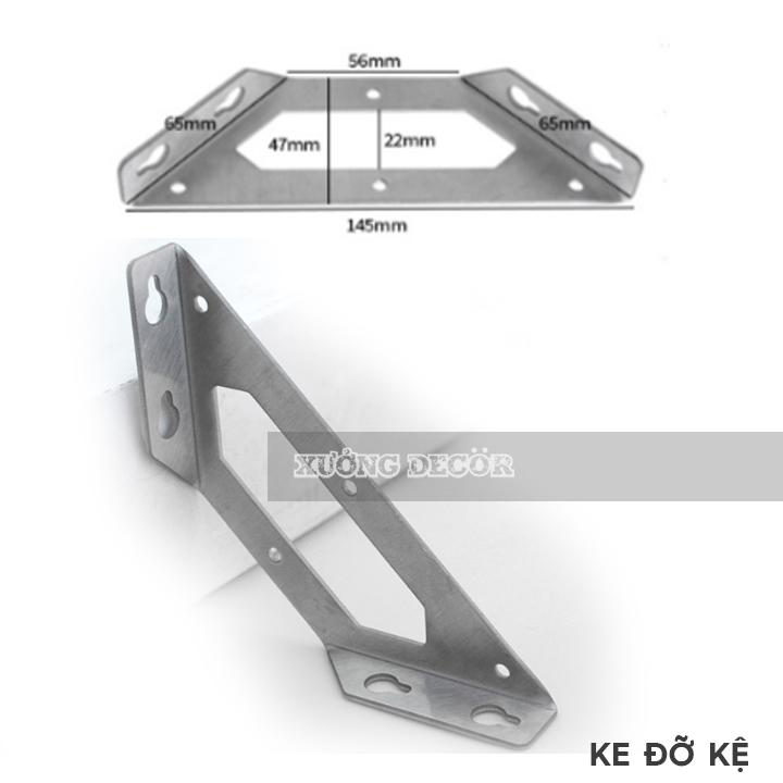 Bas kệ giá đỡ inox đa năng Bộ 2 chiếc