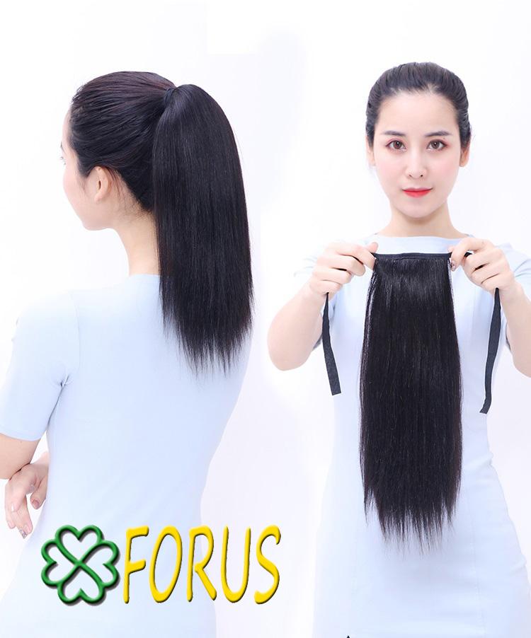 Tóc giả cột thẳng 40cm D13S 💖FREESHIP💖 buộc tóc giả nữ thẳng, tóc giả nữ thời trang, tóc giả nữ Sỉ 35k