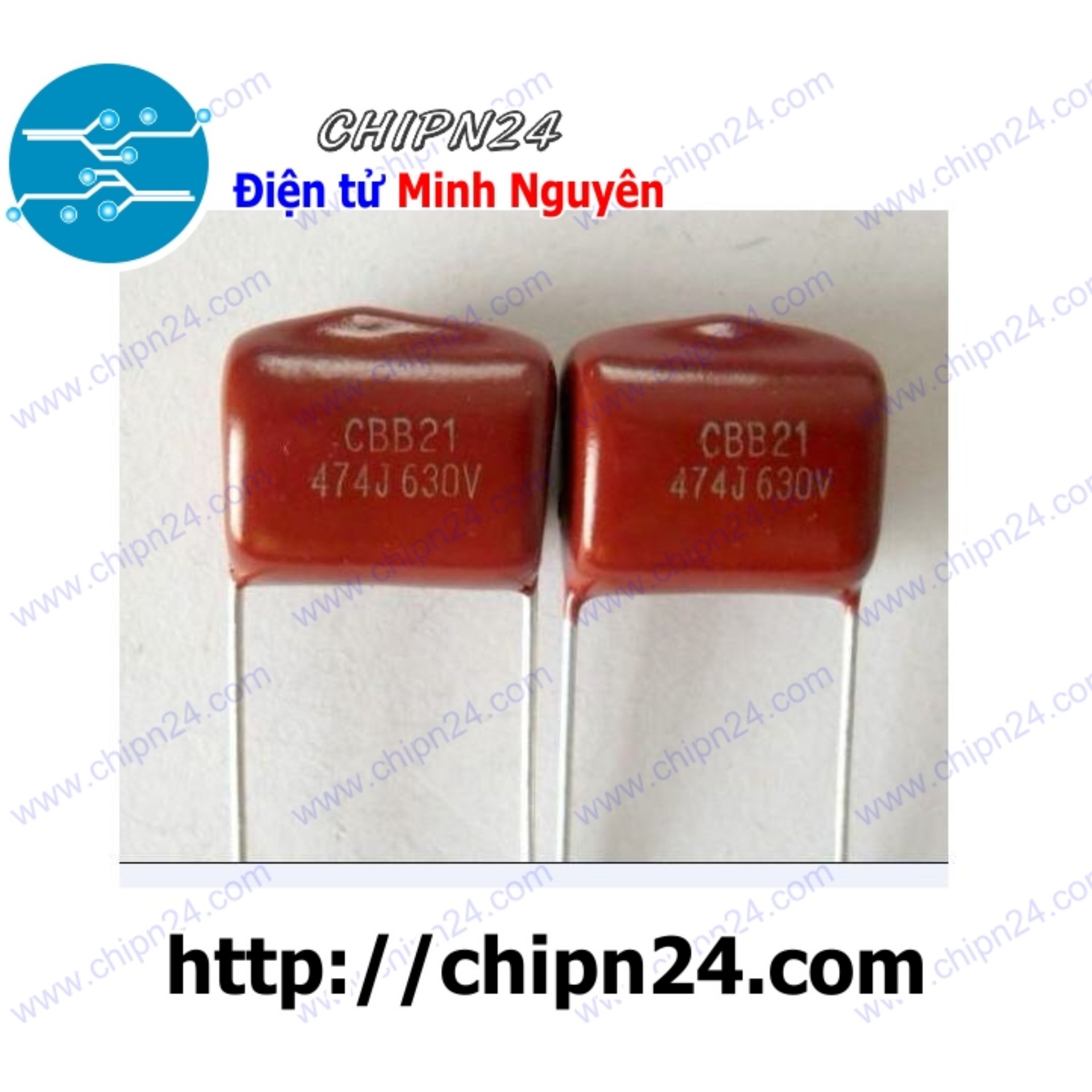 [5 con] (G54) Tụ CBB 630V 474J 474 (0.47uF) 20mm