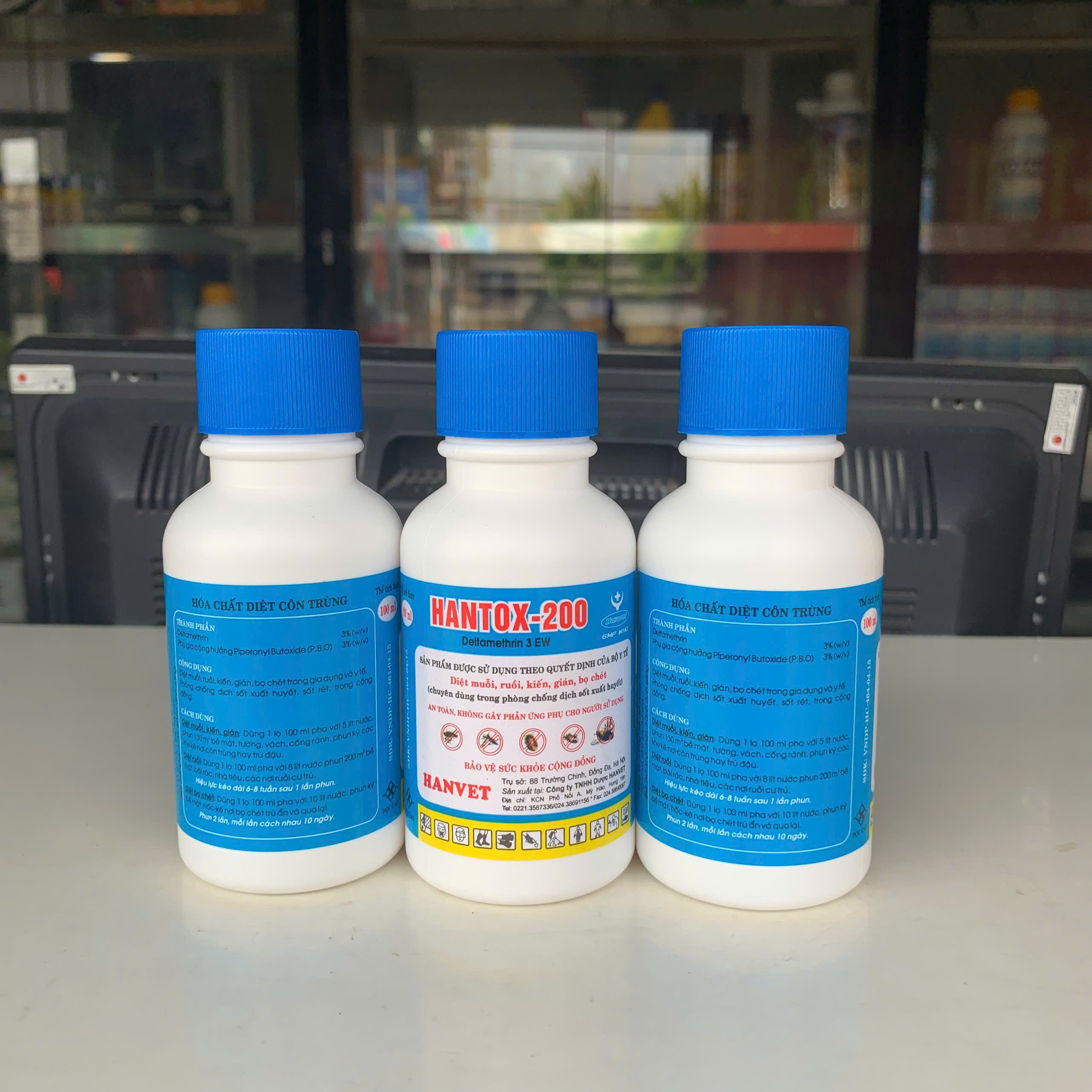 Thuốc diệt muỗi Hantox 200 (Chai 100ml, 1 lít)