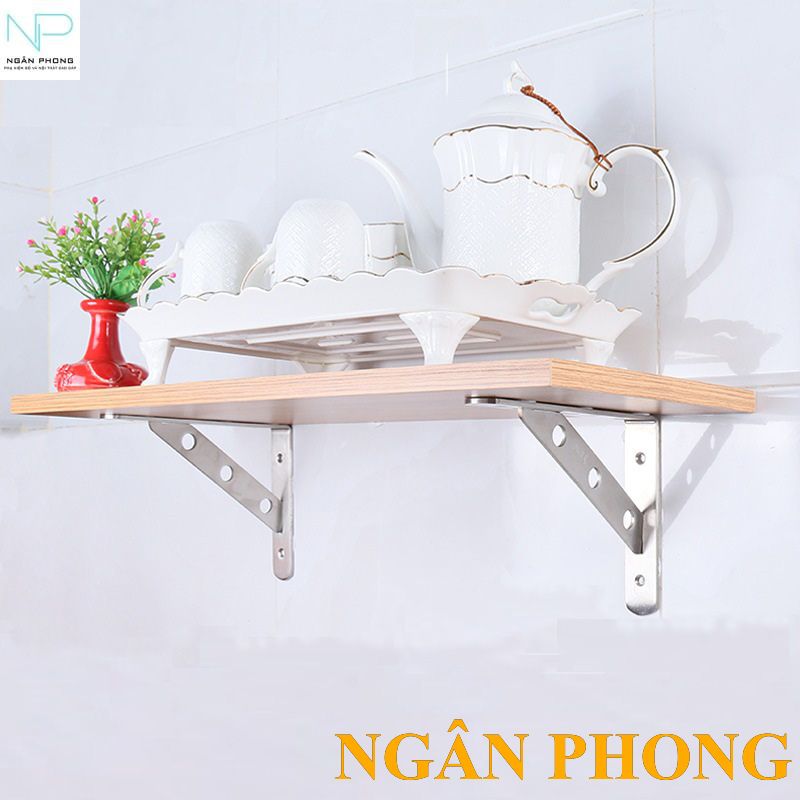 [HCM]CẶP GIÁ ĐỠ INOX 201-4MM