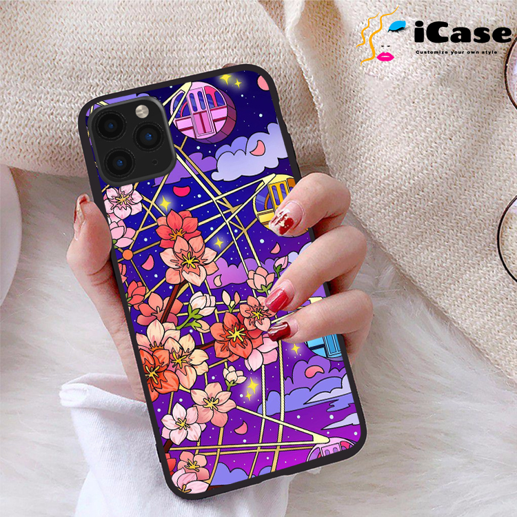 Ốp lưng iPhone 11 Pro Max viền dẻo TPU BST Purple