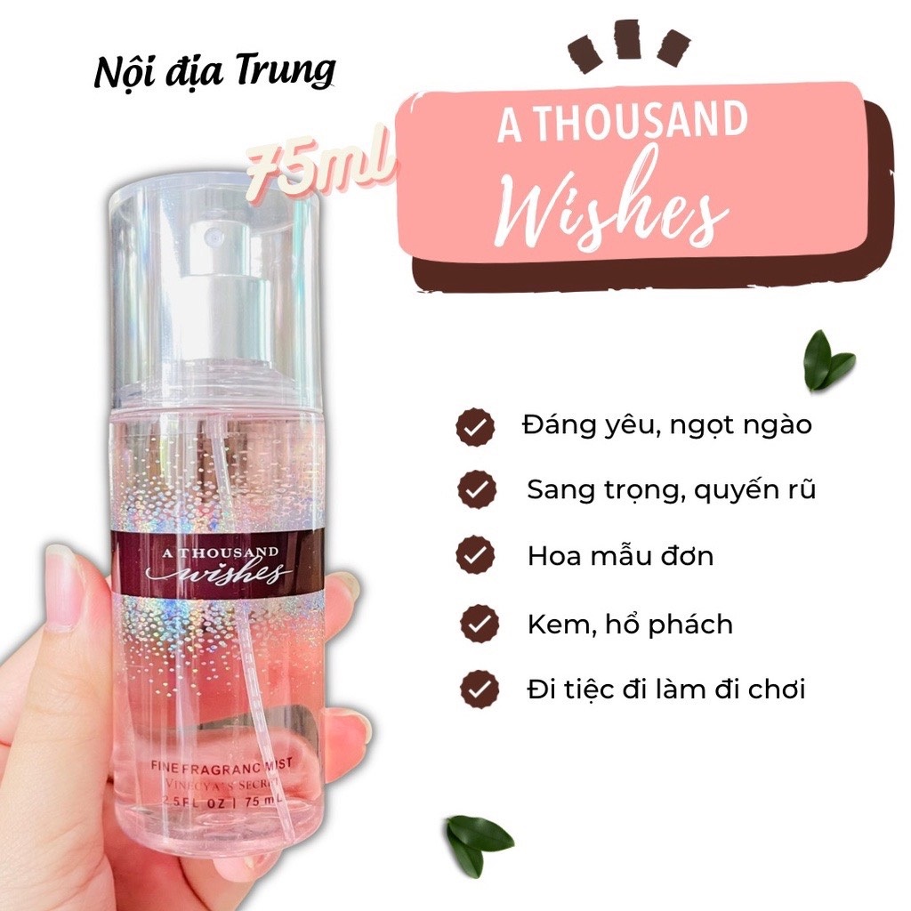 Body Mist Xịt Thơm Toàn Thân 75ml - SBK179