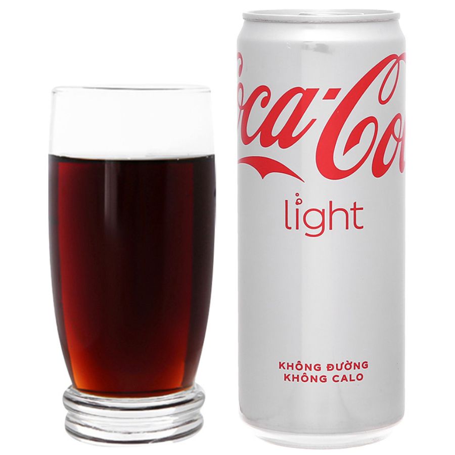 Cocacola Light Carbonated Soft Drink Can 320ml