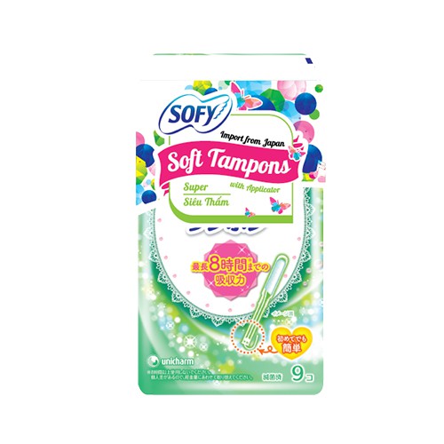 Băng Vệ Sinh Siêu Thấm Soft Tampon Super SOFY 9 miếng