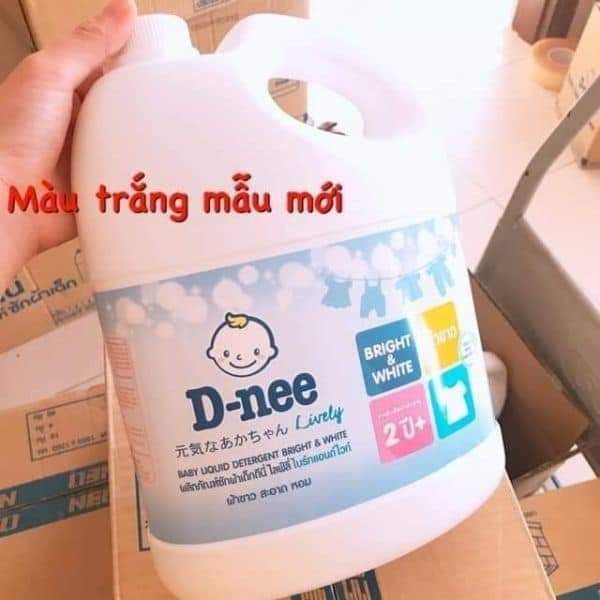 [HCM]NƯỚC GIẶT XẢ D NEE 3000ML THÁI LAN (MÀU TRẮNG)