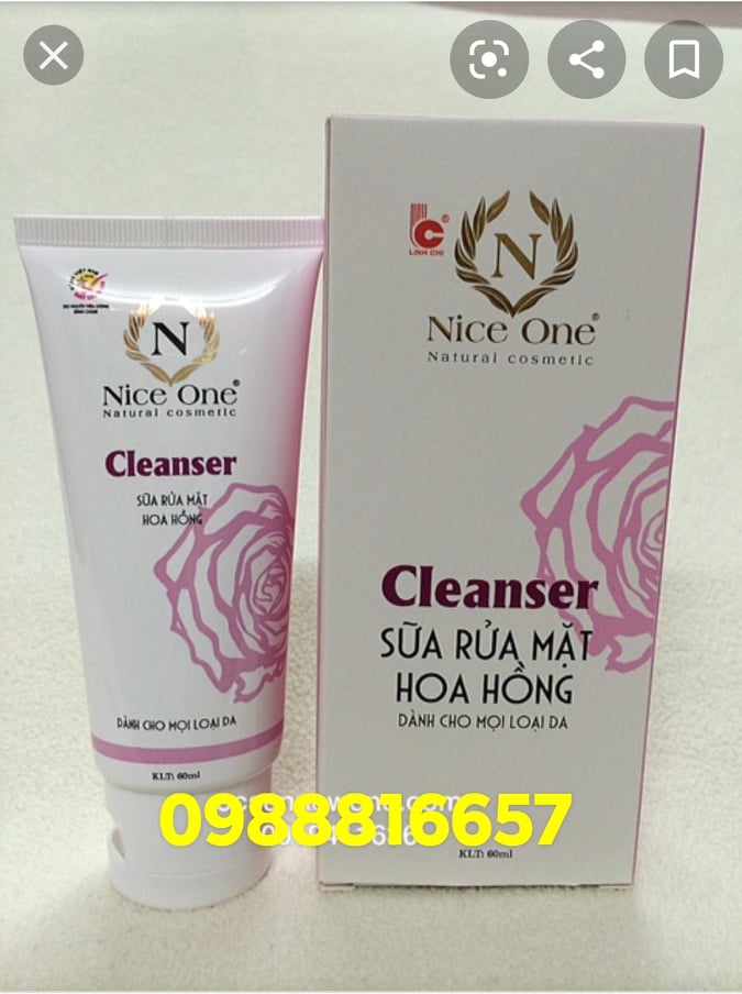 Sữa rửa mặt Nice one trà xanh giảm nhờn, giảm mụn(60ml)