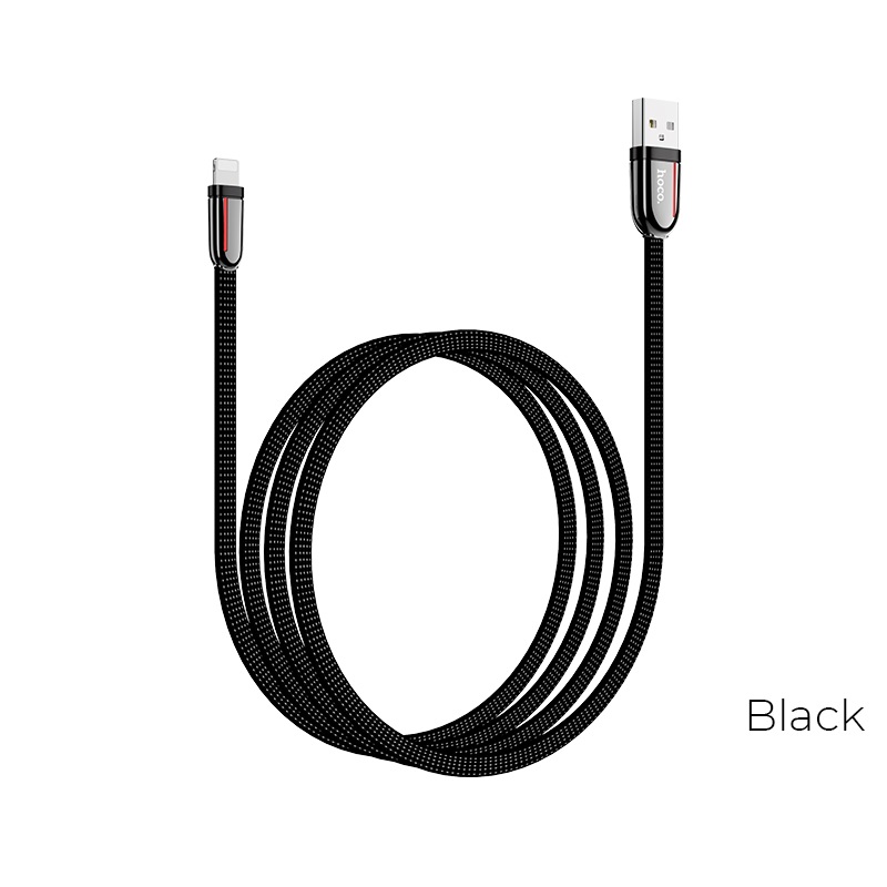 Cáp Sạc Nhanh Hoco U74 Dây Dù Lightning 2.4a Dài 1.2m