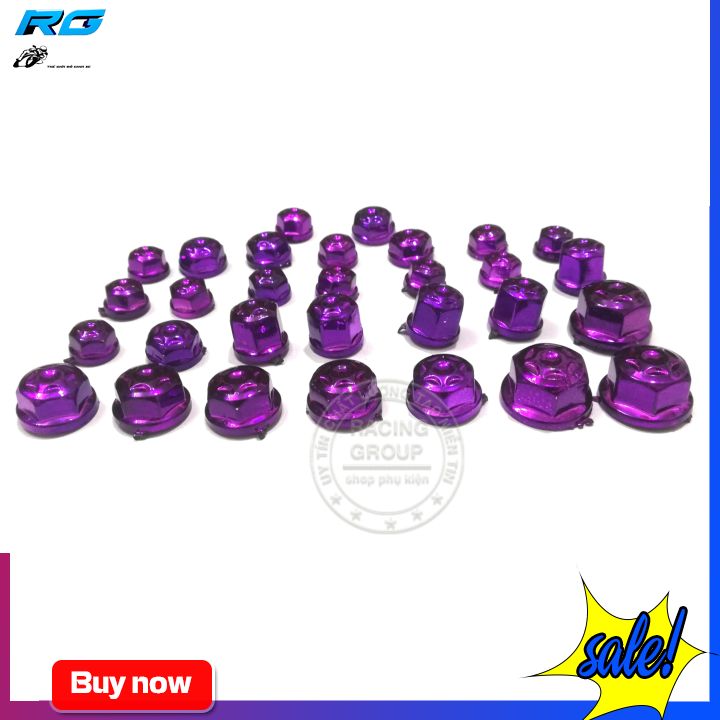 [HCM]Chụp ốc cho xe máy ( nhiều màu )
