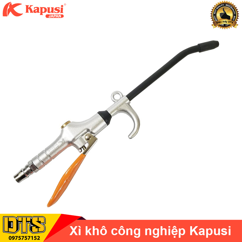 Dụng cụ xì khô, xịt hơi công nghiệp Nhật Kapusi thép Chrome không gỉ 187PSI