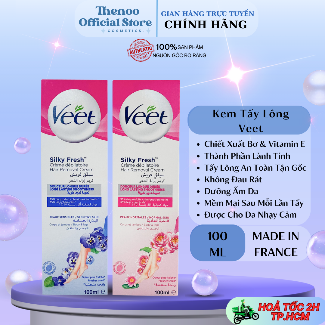 Kem Tẩy Lông Veet 100ml Hàng Pháp