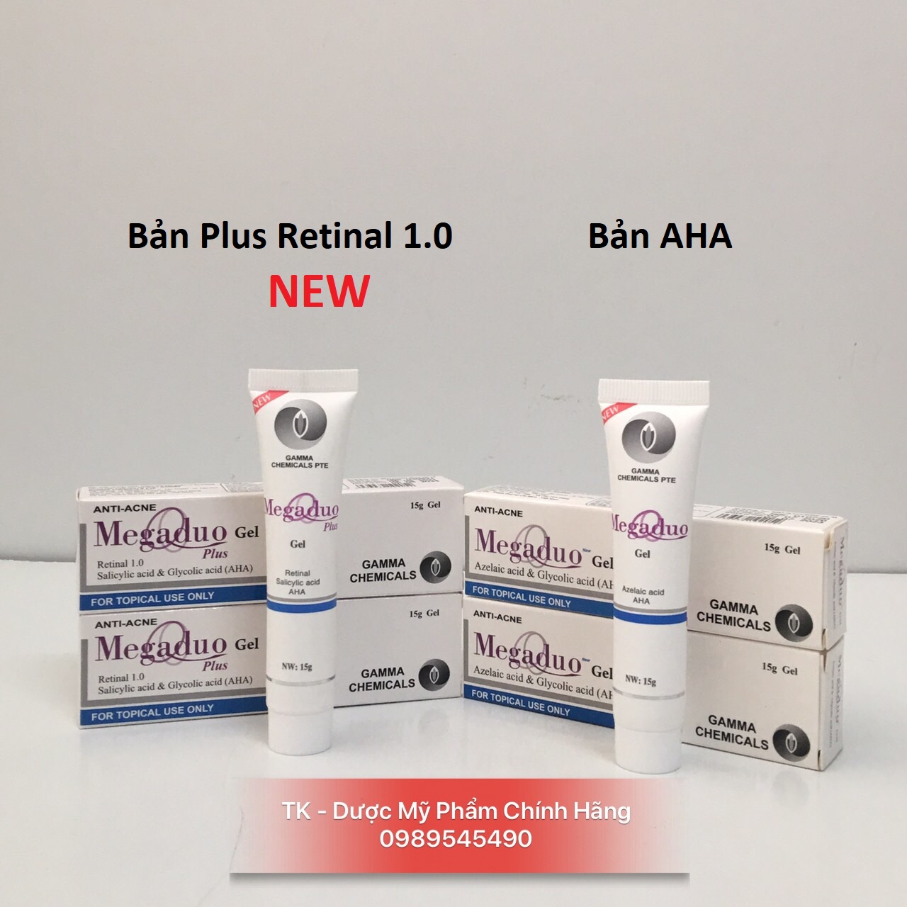 Kem Ngừa Mụn, Thâm MEGADUO GEL - Bot 15g