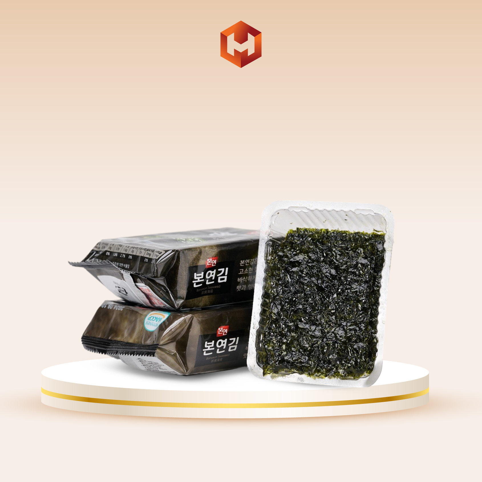 [CHÍNH HÃNG] Thùng Rong Biển Tẩm Vị Boyeon Hàn Quốc