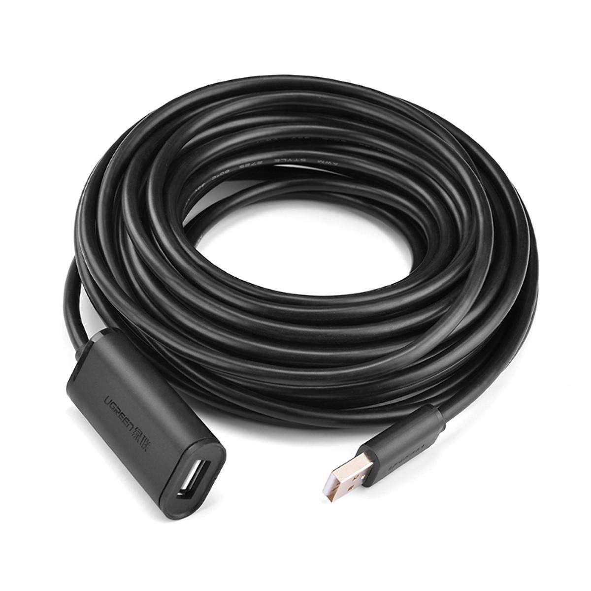 Cáp USB 2.0 Nối Dài 10M  Ugreen 10321 Chính Hãng