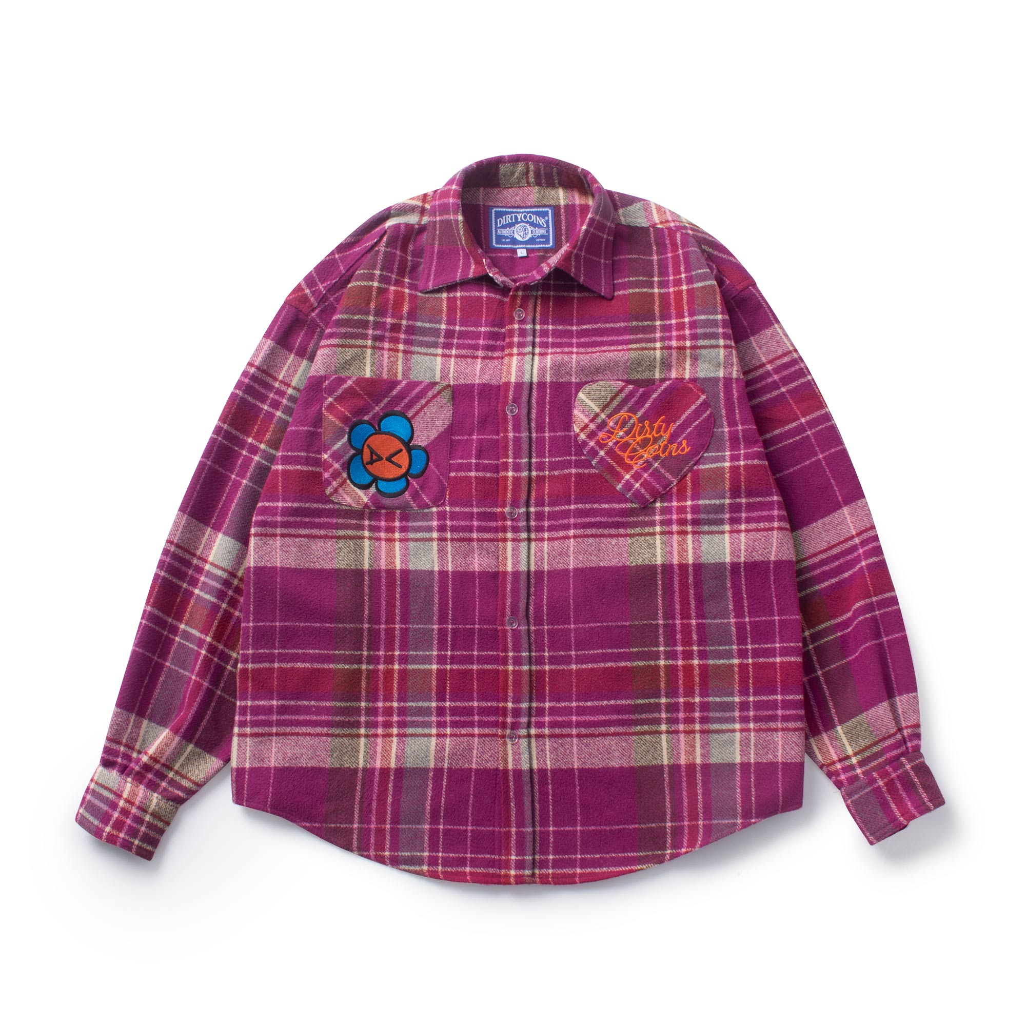 Áo Khoác DirtyCoins Love Flannel Jacket
