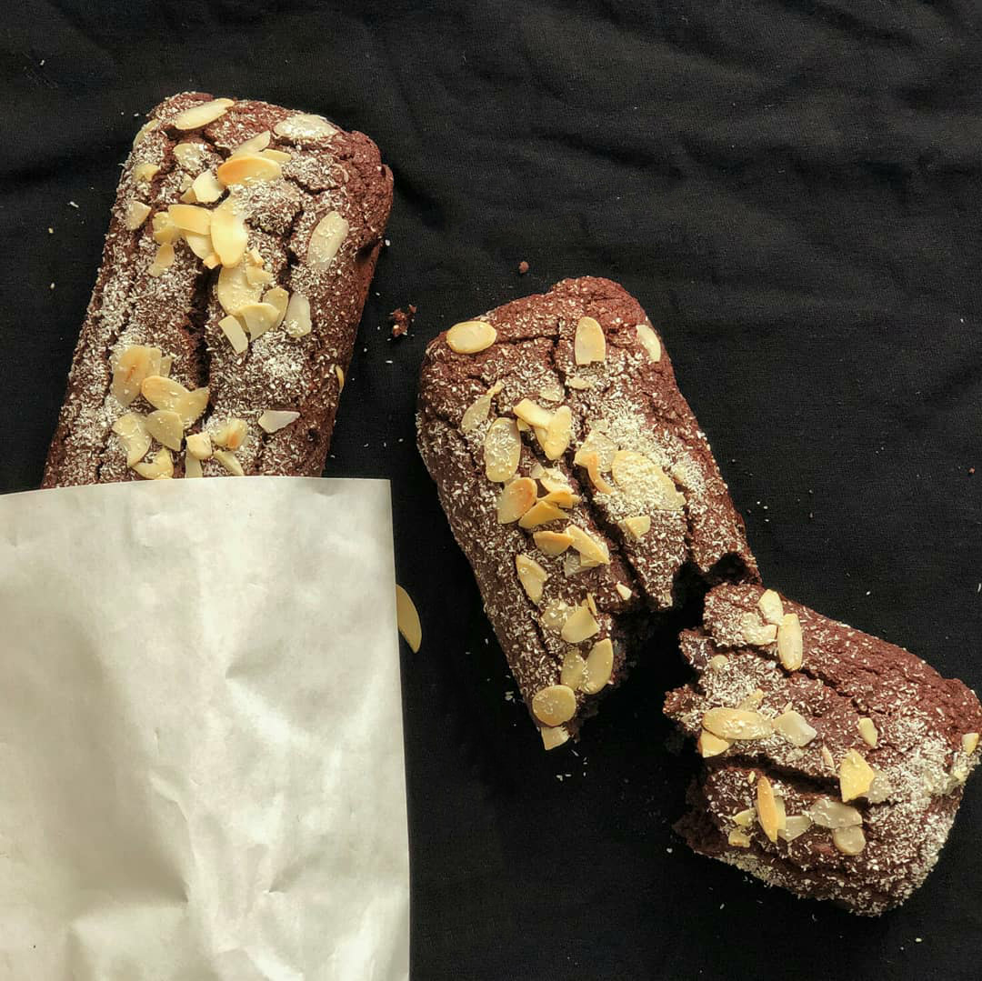 [HCM]bánh mì chuối yến mạch chocolate ( 200gr)
