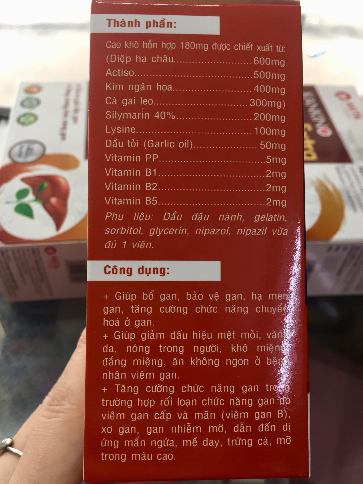 Bổ gan, giải độc gan Livecaps-TD