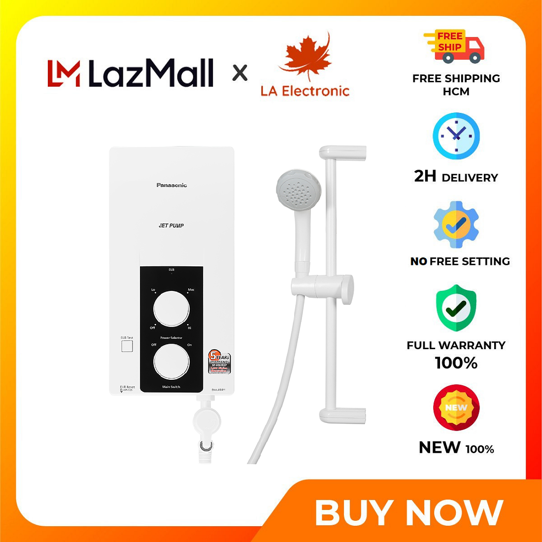 Trả góp 0% - máy nước nóng trực tiếp panasonic 4500w dh-4rp1vw - miễn phí vận chuyển hcm - bơm trợ lực vận hành siêu êm tương thích điện từ emc van cấp nước có chức năng lọc