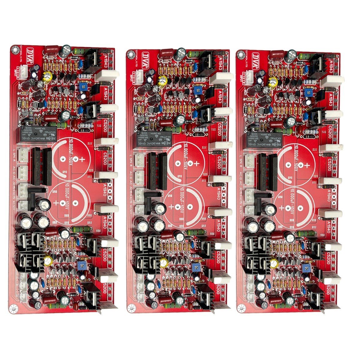 Mạch công suất 8 sò stereo DVA