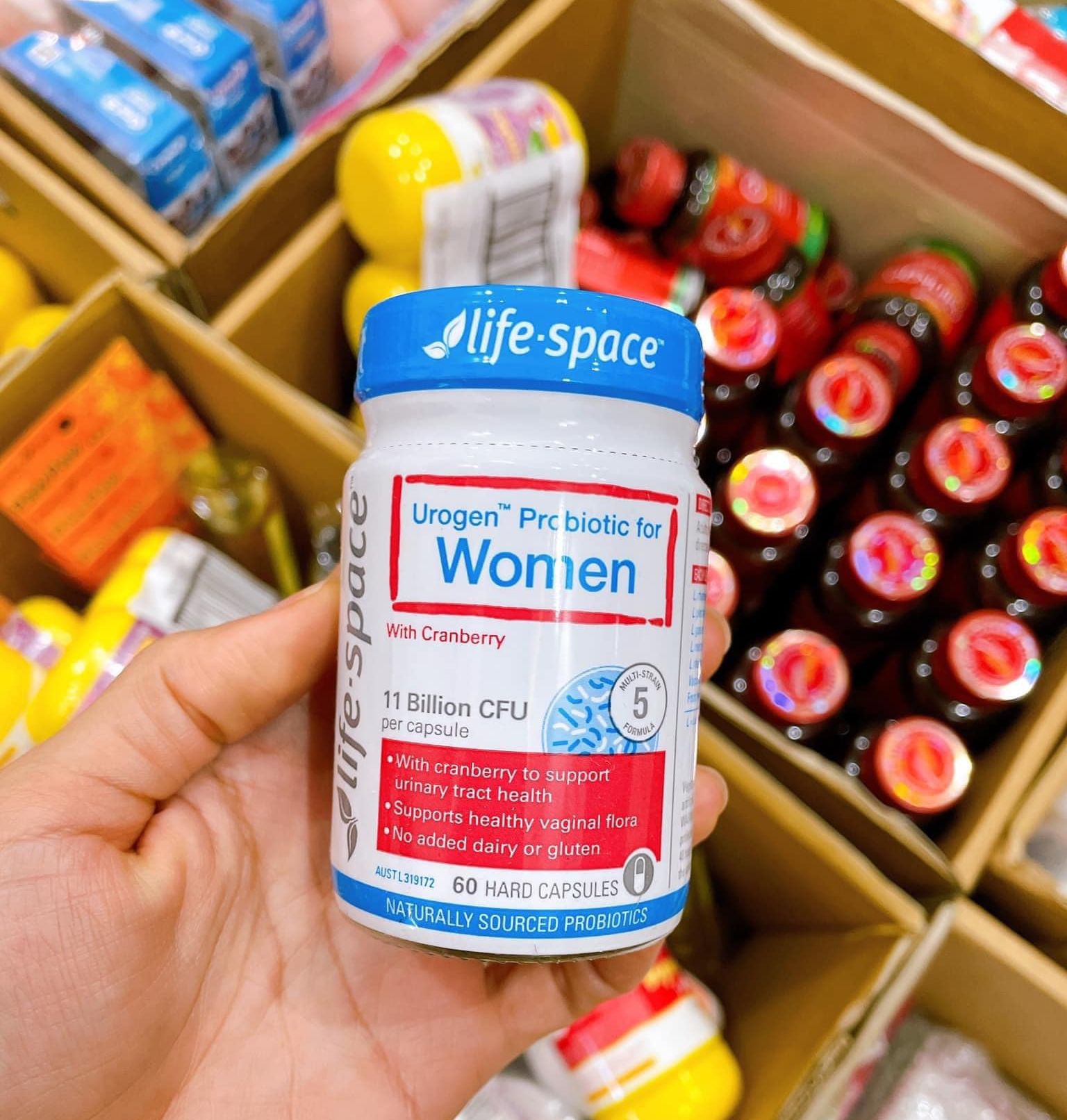 Life Space Urogen Probiotic Men vi sinh hỗ trợ viêm đường tiết liệu cho nữ