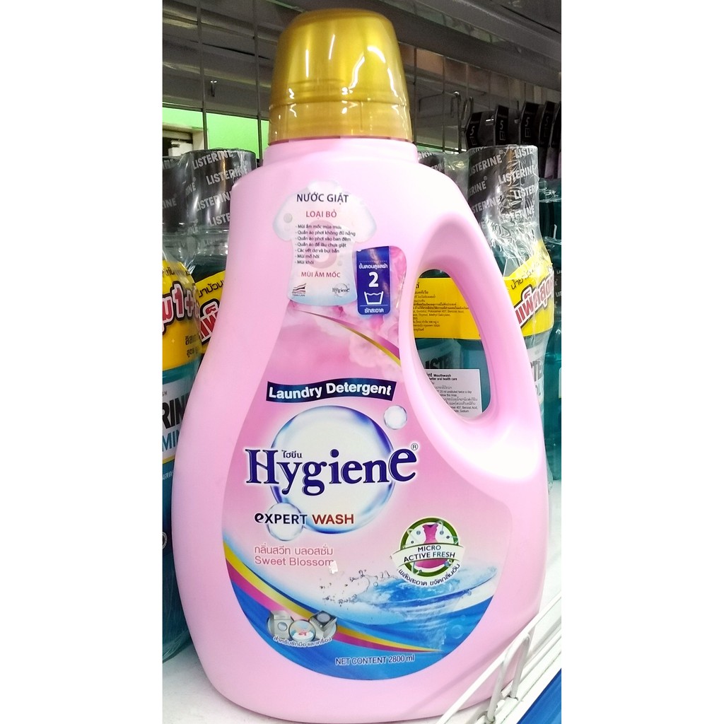 [HCM]NƯỚC GIẶT XẢ HYGIENE 2800ML THÁI LAN [MÀU HỒNG]