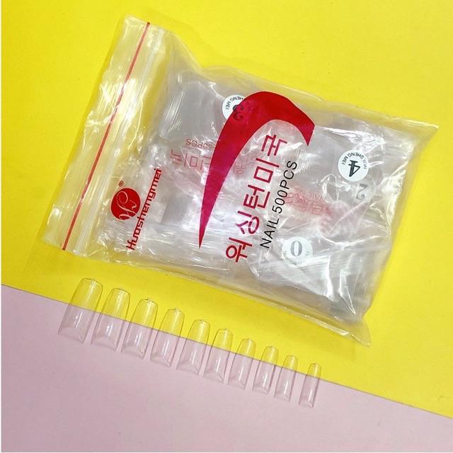 [HCM]Set 500 Móng Nối Tay form Hàn đủ size từ 0 đến 9
