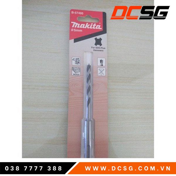 Mũi khoan gỗ sds 5.0mm makita d-57495