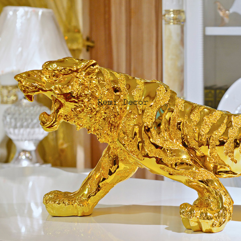 Tượng Hổ Vàng Size Lớn Dài 74 cm