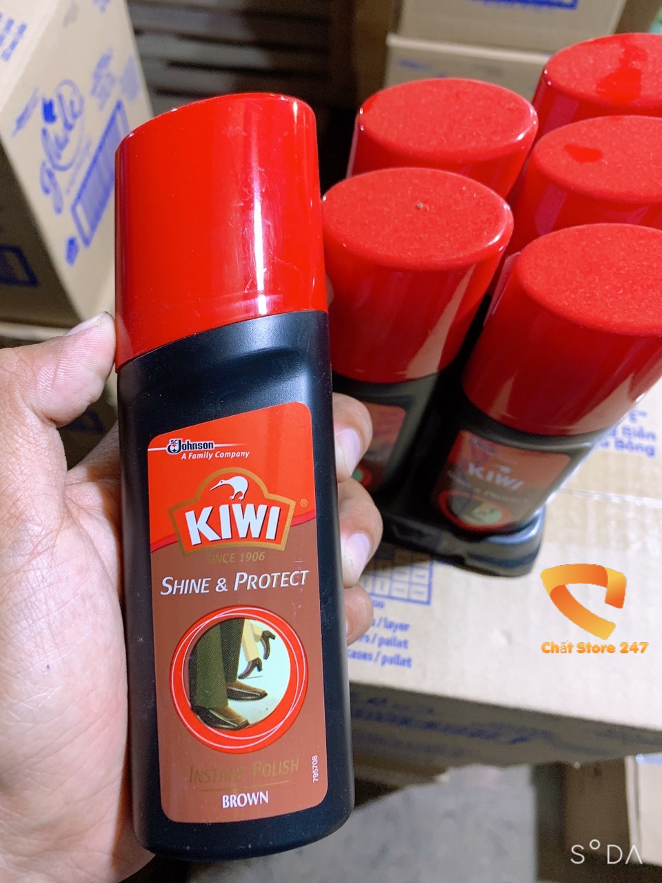 XI NƯỚC ĐÁNH GIÀY Nâu Kiwi 35ml