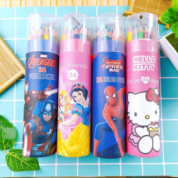 Hộp bút chì 12 màu,18 màu,24 màu
