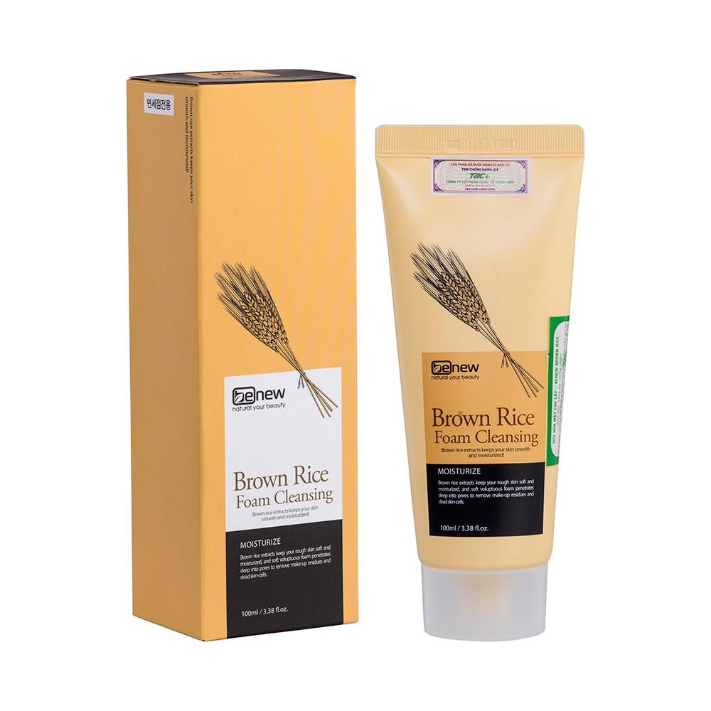 SỮA RỬA MẶT TINH CHẤT GẠO BENEW BROWN RICE