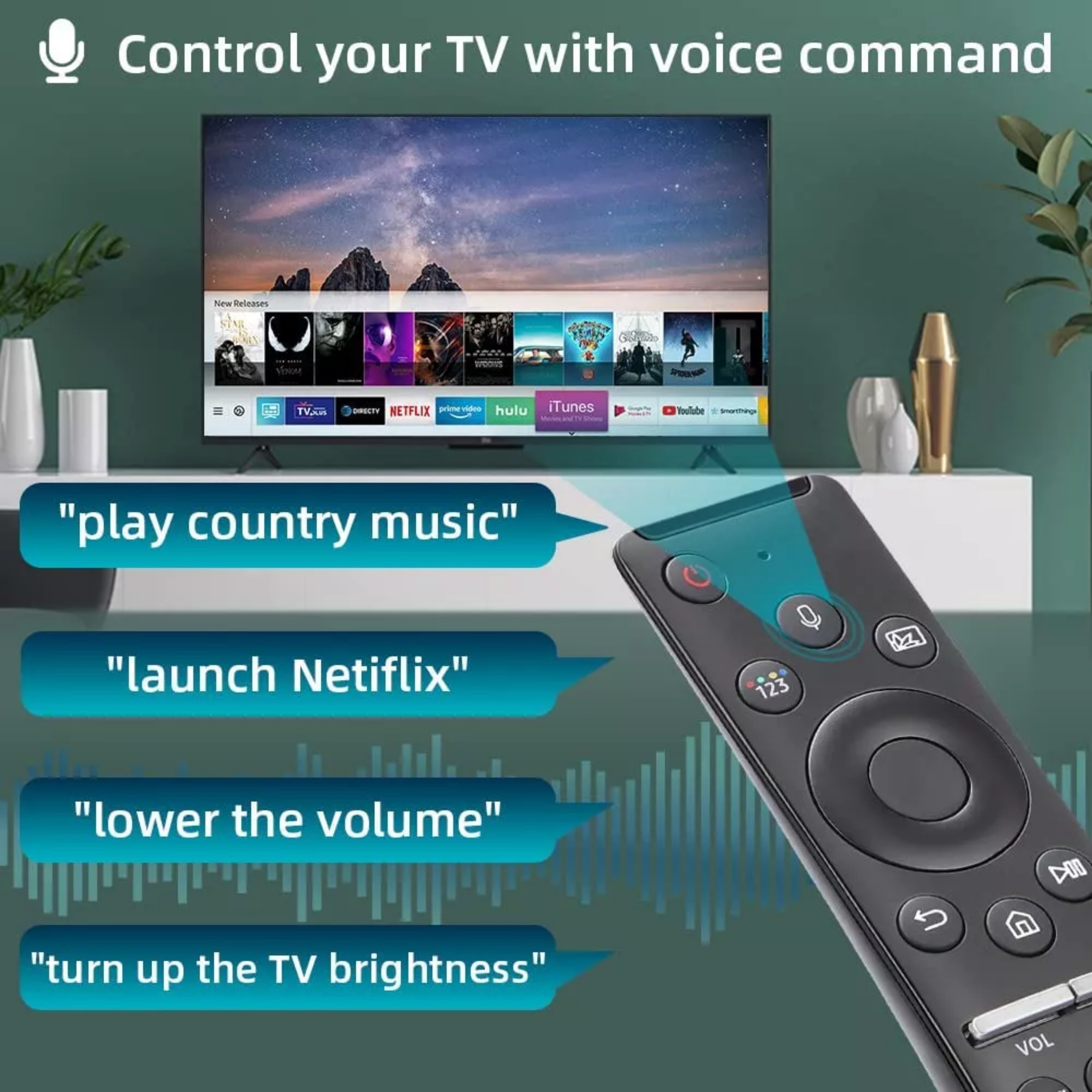 Remote TV SAMSUNG 4K Smart Internet (Hàng xịn).