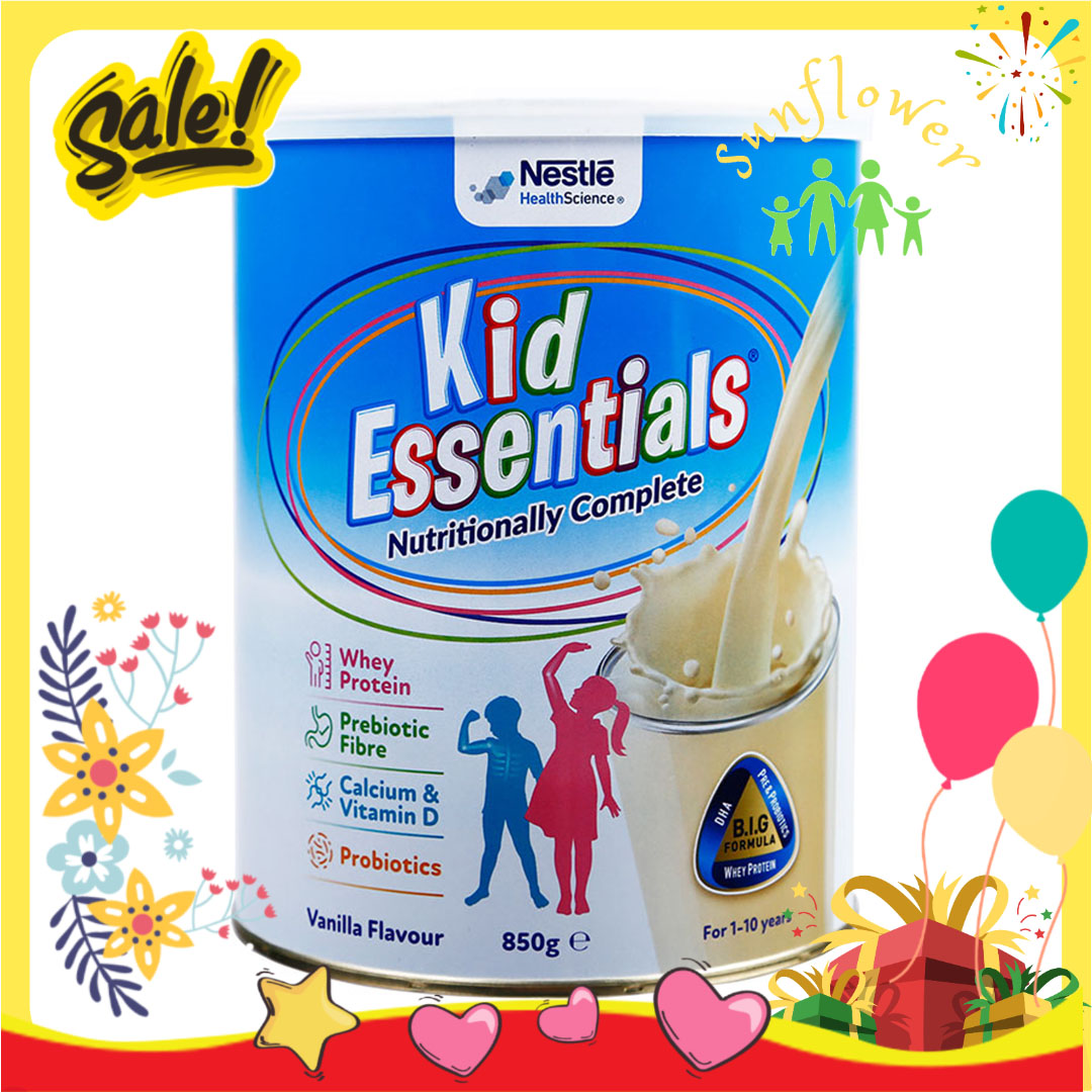 Sữa Kid Essentials Úc Chính Hãng Nestlé 800G cho bé từ 1 đến 10 tuổi - Shop Sunflower