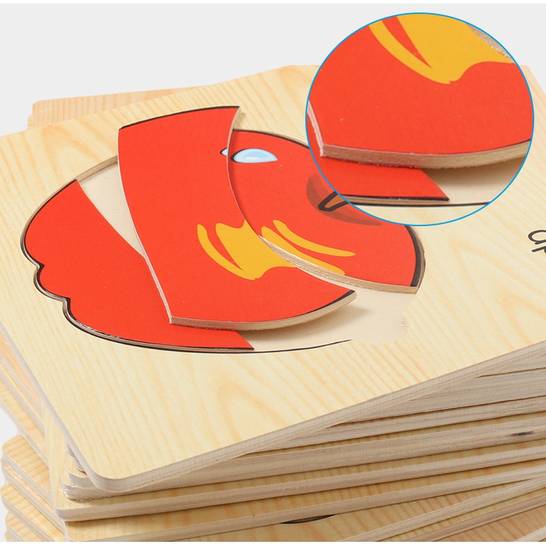[Hoàn tiền 10%]Ghép Hình Gỗ Cho Bé