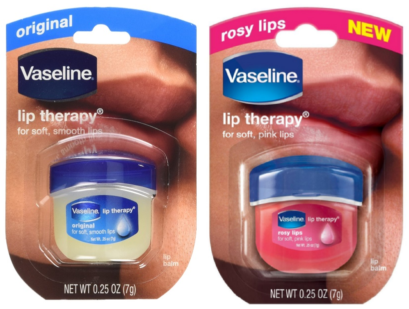  Sáp son dưỡng môi mềm mịn Vaseline 7g Lip Therapy Original  không màu  Rosy Lips  phớt hồng nhẹ  - H.E.E COSMETIC 