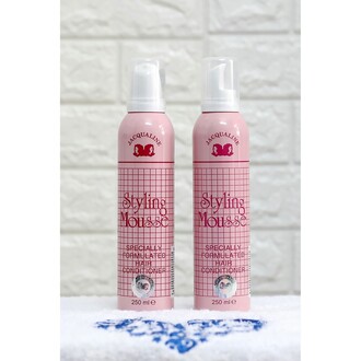 [HCM]Mousse tạo kiểu tóc Jacqualine 250ml (Pink)