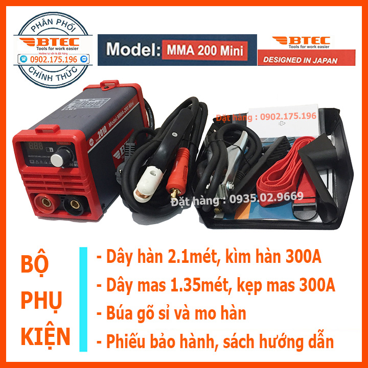 Máy Hàn Sắt Siêu Nhỏ BTEC 200Mini