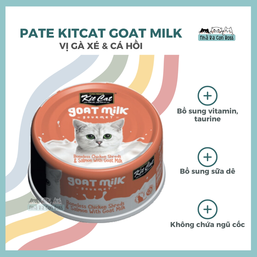 [Lon 70g] Pate Cho Mèo Kitcat Goat Milk