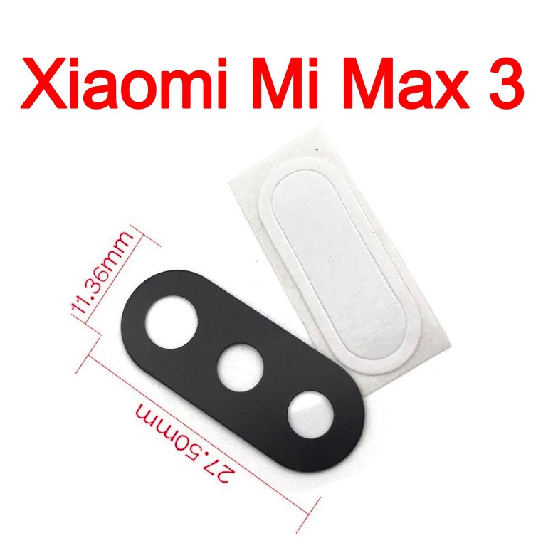 Xiaomi Mi Max 3 PCs rear camera glasses replacement camera glasses