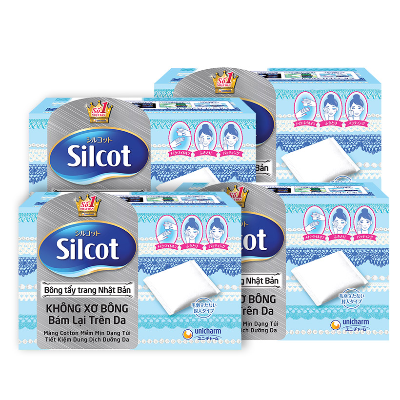 Bông tẩy trang điểm Silcot