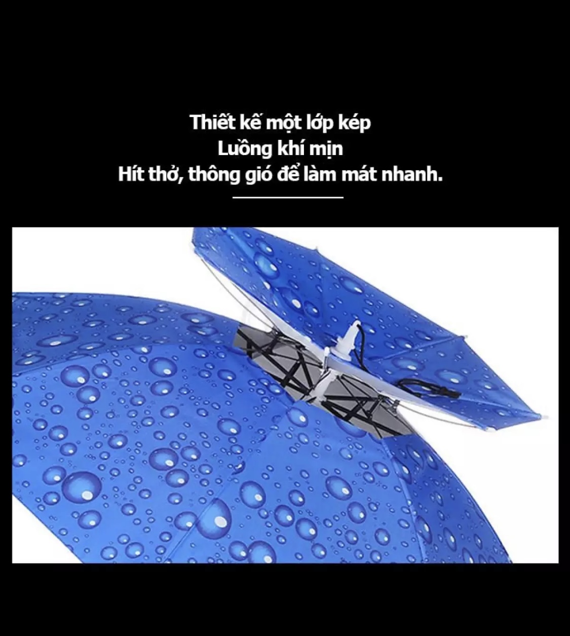 Mũ dù câu cá