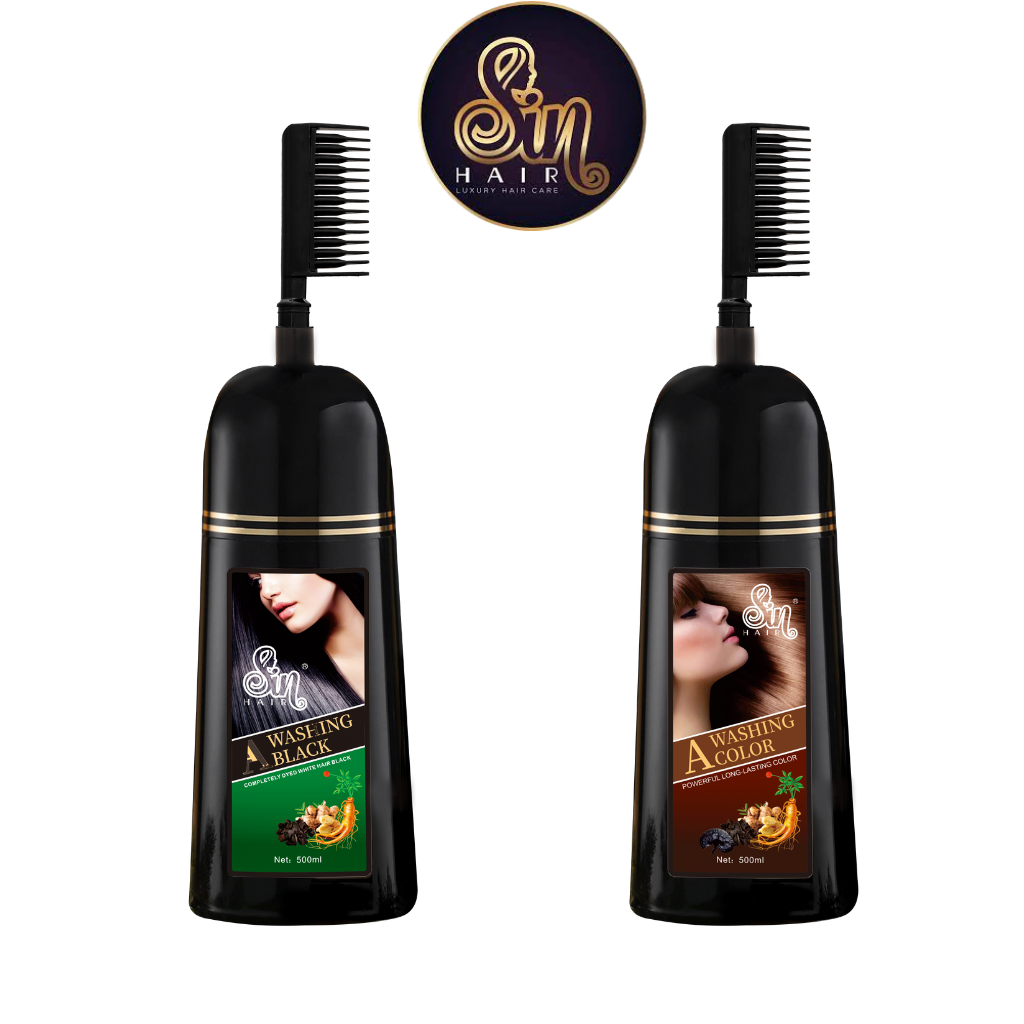 [Freeship]Dầu gội phủ bạc tóc sin hair- chuẩn- 500ml