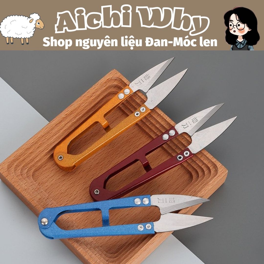 Kéo bấm chỉ cán sắt nhiều màu