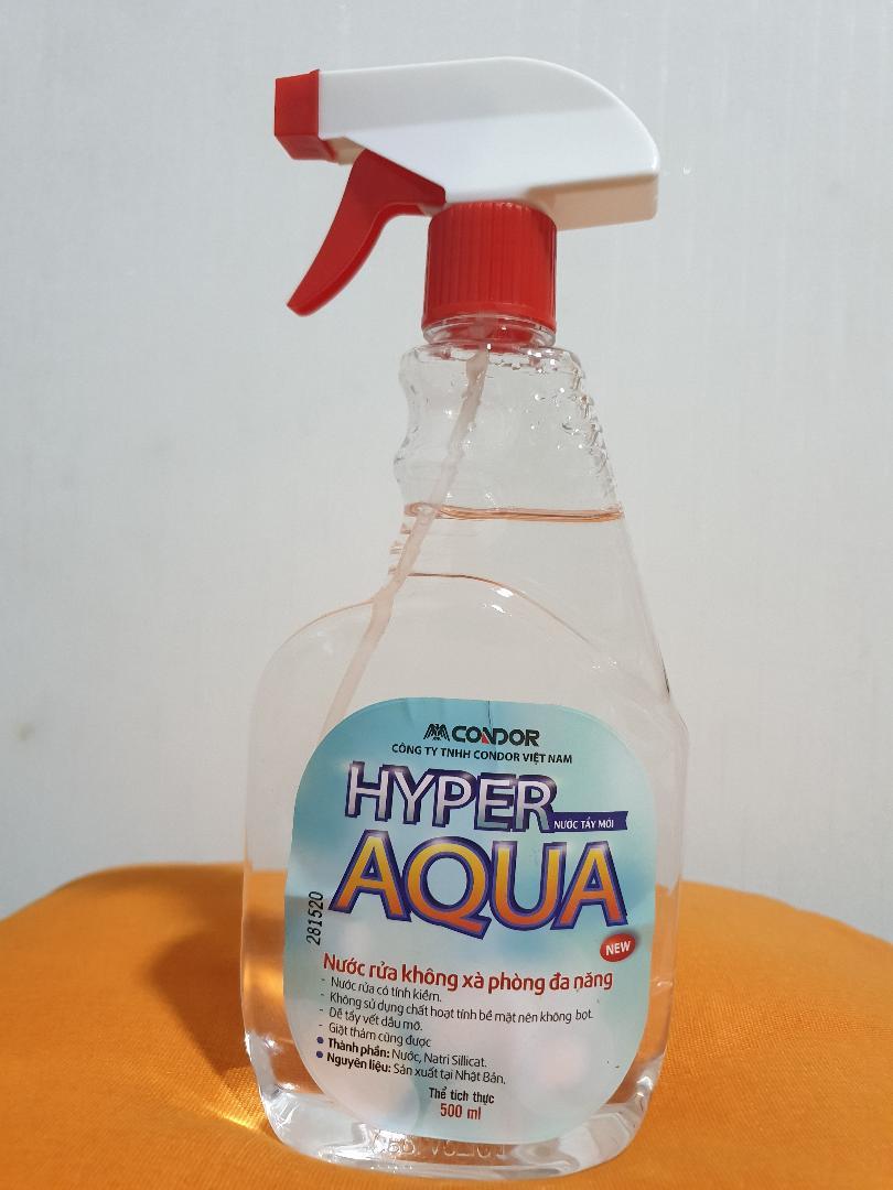 1 BÌNH Nước tẩy rửa đa năng bình 500ML AQUA HYPER CONDOR