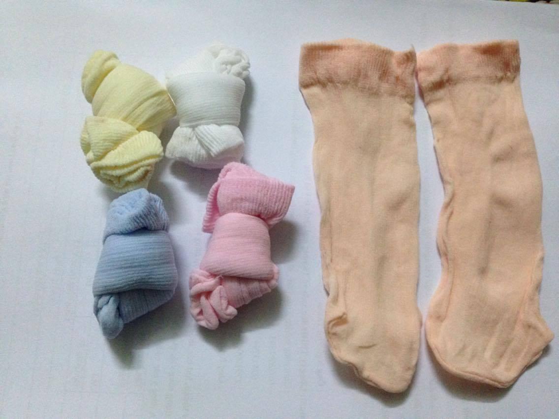 Set 5 đôi vớ, tất kẹo (tất da chân) cho bé
