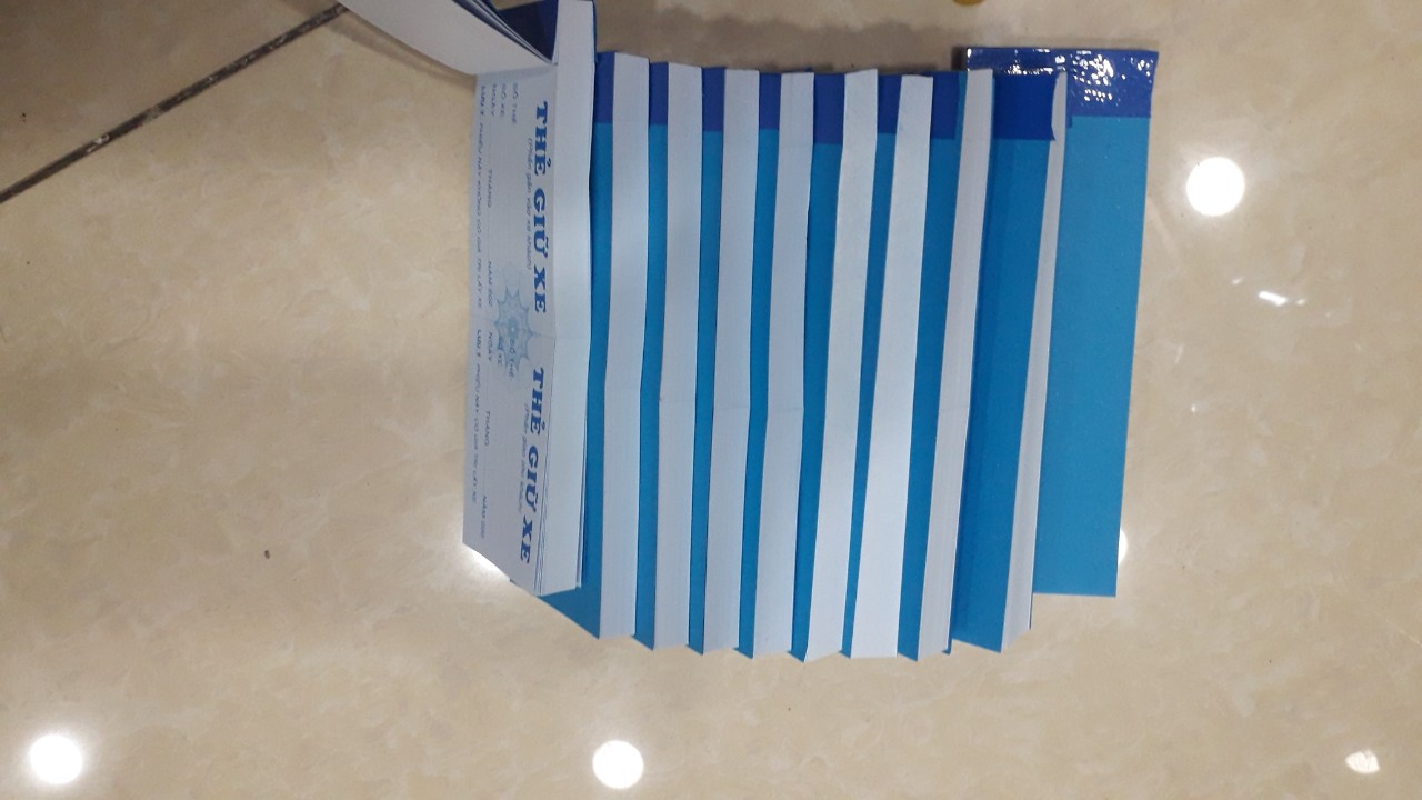 [HCM]COMBO 20 CUỐN VÉ GIỮ XE