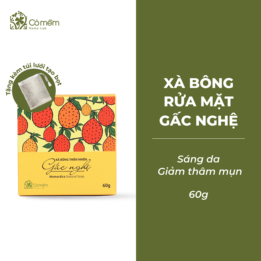 Xà bông Gấc Nghệ Cỏ Mềm