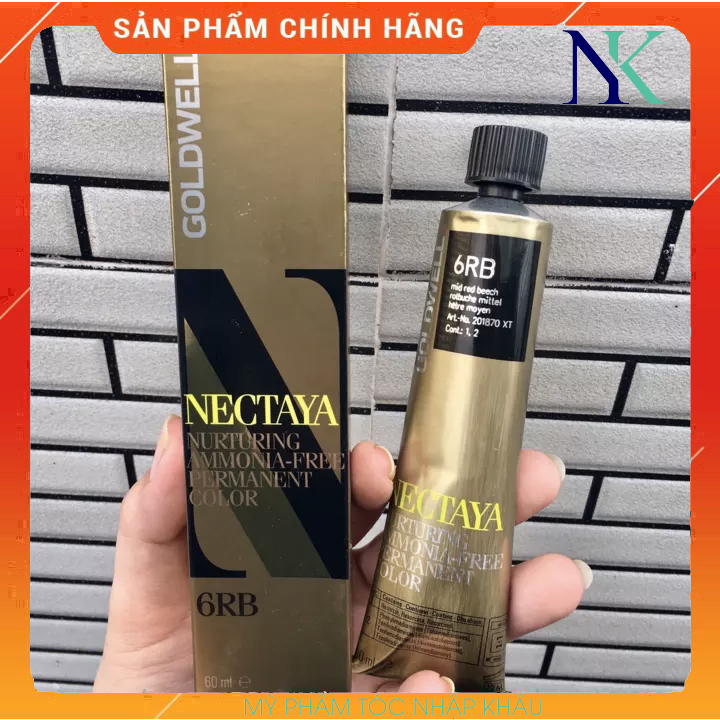 [HCM]Thuốc Nhuộm Tóc Goldwell Nectaya Free Amoniac 60Ml