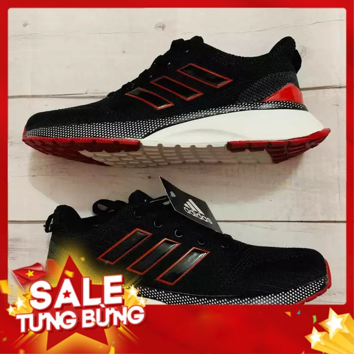 [ẢNH THẬT] Giày Thể Thao Nam Adidas 3 Vạch(3 Màu Đen, Xanh Đậm,Đen Trắng )